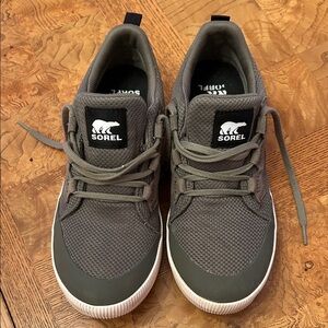 Sorel olive green Lace-Up Sneakers